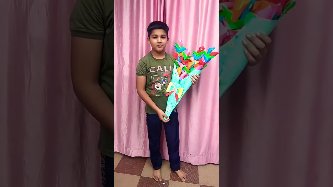 Flower Bouquet Craft Made By Lavish Meenia