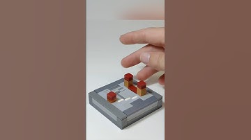 Lego Minecraft Redstone Comparator(tutorial) #shorts