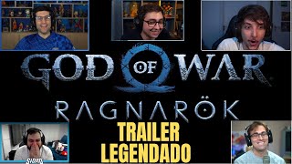 Youtubers Reagindo Ao Novo Trailer de God Of War: Ragnarok - LEGENDADO PT-BR