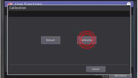 Set copy calibration