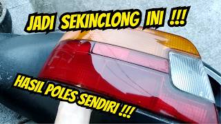 Hasilnya Mantap Nyobain Poles Lampu Belakang Starlet Sendiri