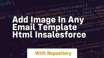 Add image in any email template html insalesforce
