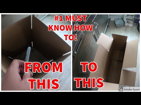 How to re size a box long ways for shipping on eBay!