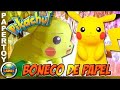 Pikachu Papertoy Boneco de Papel