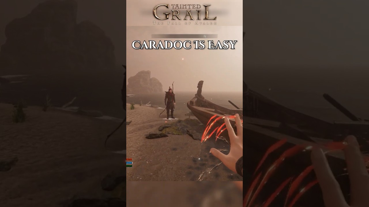 Tainted Grail: Caradoc GONE in SECONDS! (Asylum Beach EASY Way) 