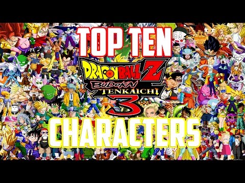 10 Best Characters in Dragon Ball Z Budokai Tenkaichi 3 