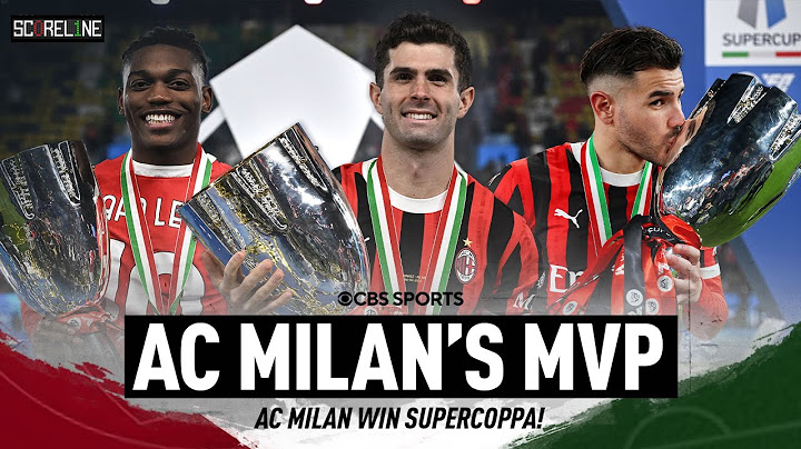 Christian Pulisic is AC Milan's Most Important Player, Supercoppa Italiana Final | CBS Sports Golazo