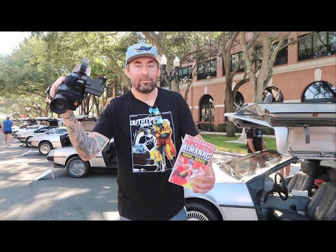 How I Spent Back To The Future Day 2023 - Huge Delorean Car Meet Up & Watching The Movie In Theatre