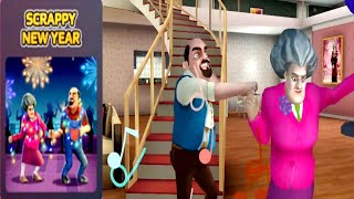 المدرسة الشريرة مرحلة الرقص - مقلب الكرة البنفسجية | Scary Teacher 3D - Scrappy New Year