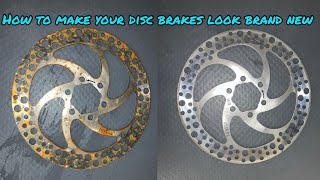 How To Deep Clean Your Mountain Bike Disc Brakes (RUST REMOVAL THEY LOOK BRANK NEW)