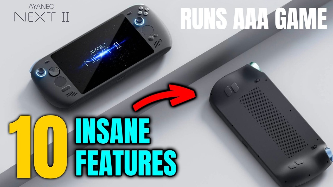 10 Insane Features of AYANEO NEXT II, You will be Amazed to Know!