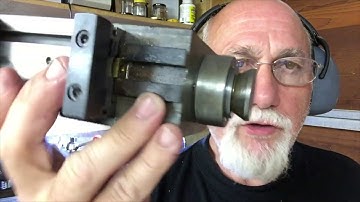 Milling attachment for the engineers metal lathe and how it is mounted using a spigot