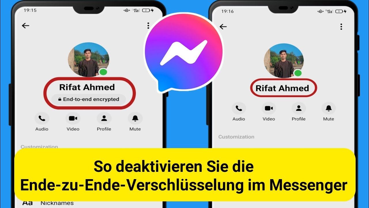 So deaktivieren Sie die EndezuEndeVerschlüsselung im Messenger (2024) YouTube
