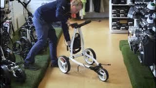 Upp- och ihopfällning av BIG MAX Blade IP Golfvagn