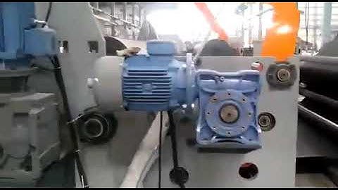 Tarpaulin Rewinding Machine Speed 100 mpm by Printgtaph, India.