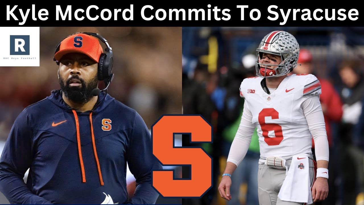 Kyle McCord Commits To Syracuse Syracuse Football Transfer Portal