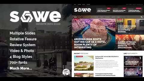 Sowe - Future Magazine WordPress Theme | Themeforest Website Templates and Themes