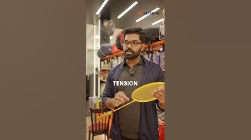 Badminton Racket Stringing and Tension Guidance  #SportsE#badminton #rackets #tension #shuttlecocks