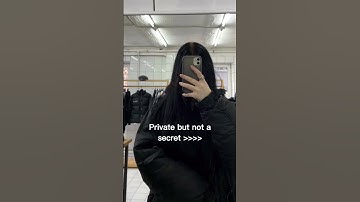 Private but not secret 😅 #foryou #trending #couple