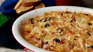 Delicious Leftover Ham and Orzo Casserole ❤️