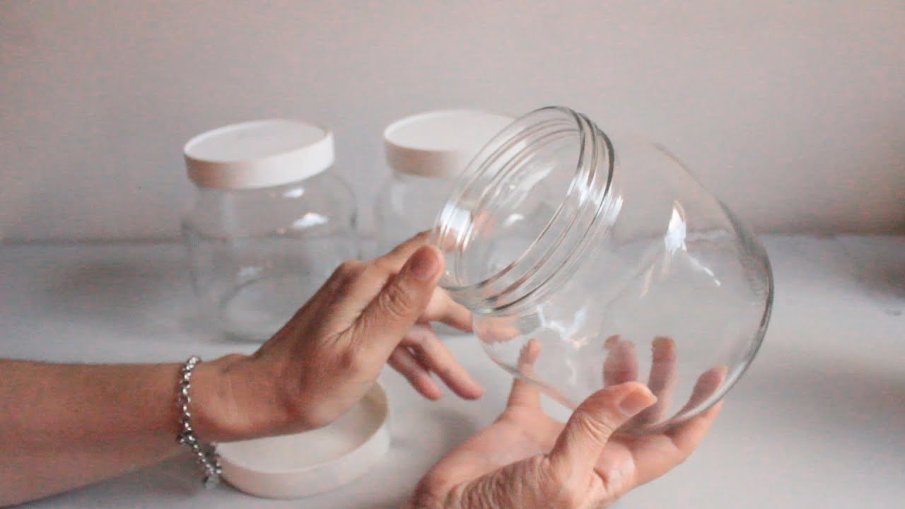 3 IDEAS con FRASCOS de VIDRIO o CRISTAL ♻ RECICLAJE 💕 MANUALIDADES FÁCILES🌼 Artesanato 😍Arte en casa