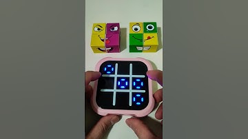 tic tac toe puzzle cubes digital #puzzlegame #satisfying #digital #tictactoe #ytshorts