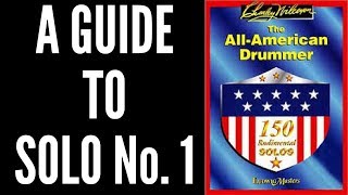 A Guide To The All-American Drummer By Charley Wilcoxon - SOLO No. 1 w/ whelandrums