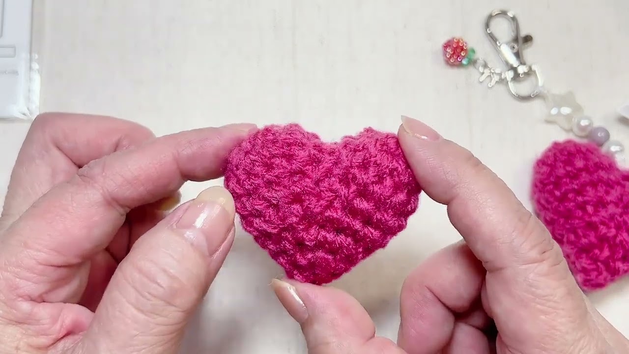 Finishing the 3D heart into a strap - YouTube