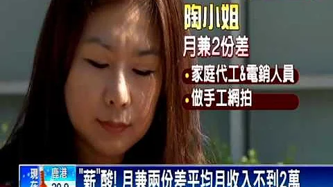 穷忙！ 335万上班族 月薪不到30000元－民视新闻 - 天天要闻