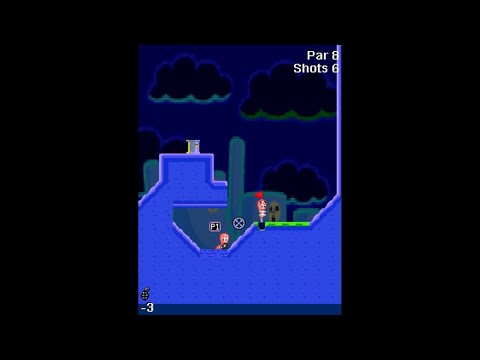 #2 Worms Golf - JAVA game / Прохождение JAVA игры WORMS GOLF