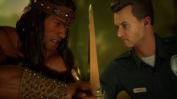 Mortal Kombat 1 - Conan the Barbarian vs T-1000 | All Intro/Interaction Dialogues
