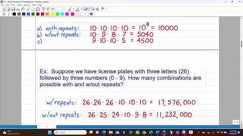 MATH 1342 - Basic Concepts of Probability (3.1)