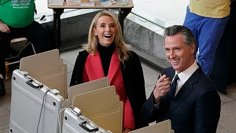 Gov. Newsom speaks after winning re-election