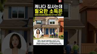 캐나다에서 집 사려면 필요한 소득은 얼마일까?