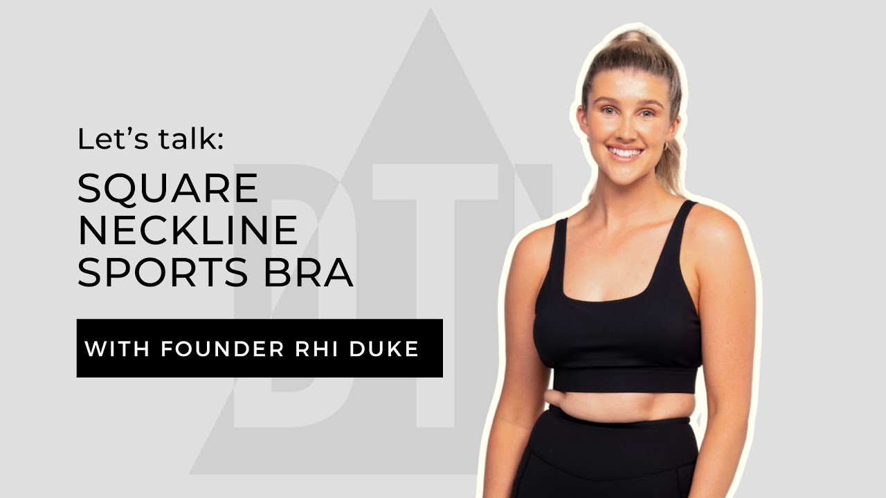 Duke The Label - New Square Neckline Sports Bra - YouTube