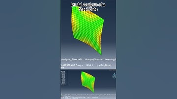 Different modes of Vibration              #fea #fem #abaqus #abaqustutorial #ansystutorial #ansys