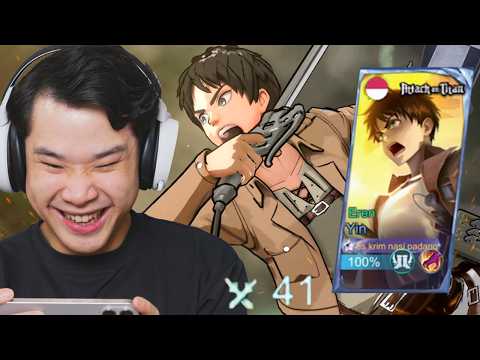 Review Skin Yin Eren Attack on Titan! (Mobile Legends)