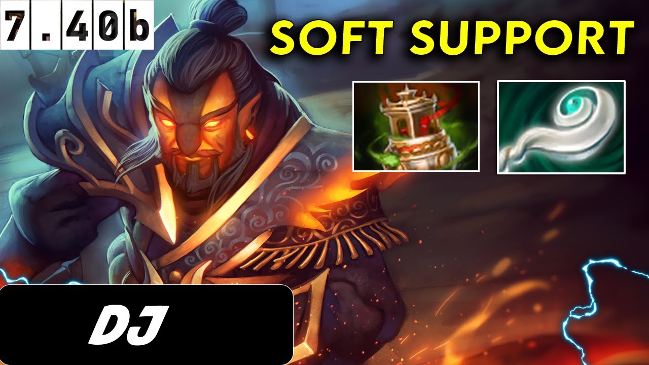 DJ Ember Spirit Soft Support - Dota 2 Patch 7.40b Pro Pub Gameplay