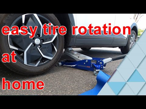 how to rotate tires at home.