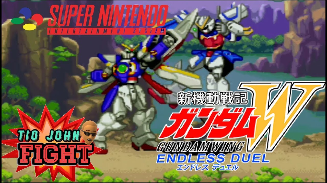 GUNDAM WING - O CyberBots do Super Nintendo (Tio John Fight) Ep.44 