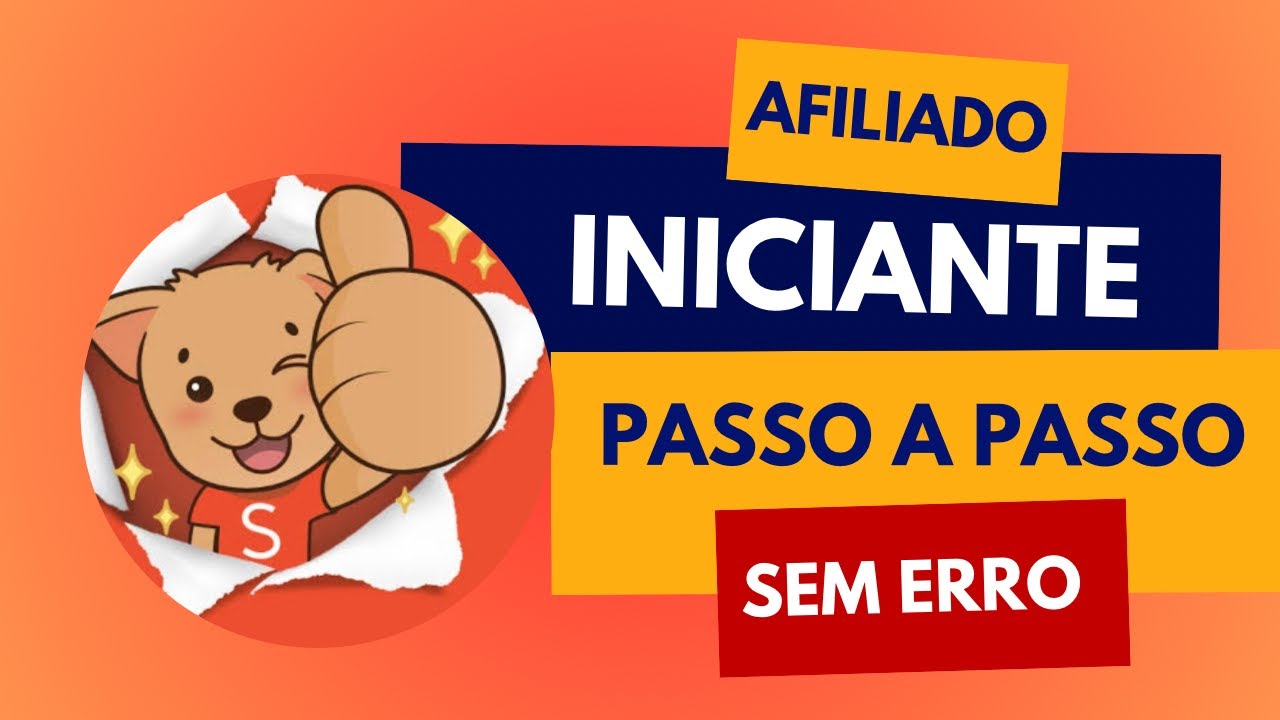 AFILIADO SHOPEE: PASSO A PASSO COMPLETO  DO ZERO DE COMO SER UM AFILIADO DA SHOPEE.VAMOS JUNTAS 2026