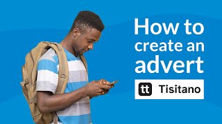 How to create an advert on Tisitano?