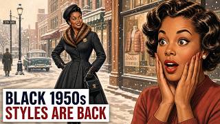 VANISHED 1950s Winter Pieces Every Black Woman Owned (That Are Coming Back in Style)