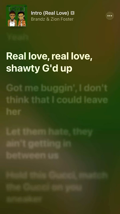 Intro (Real Love)  - Brandz & Zion Foster