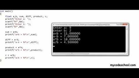 Using Arithmetic Operators   C Programming