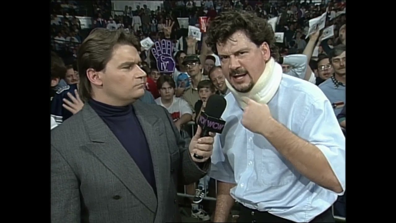 Tony Schiavone accuses Referee Nick Patrick of being in the NWO! 1996
