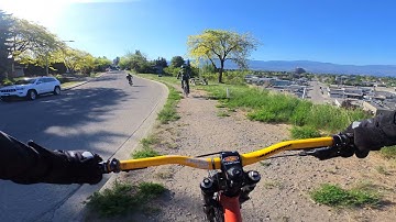 Insta 360 | 4k Mod Footage | Kelowna - Knox Mountain | Beautiful Saturday Ride