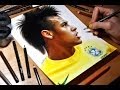 Drawing Neymar Júnior