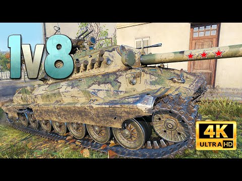 Видео: ИС-7 один против 8 противников - World of Tanks