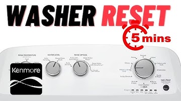 Troubleshooting: Kenmore Washer Lid Lock Flashing